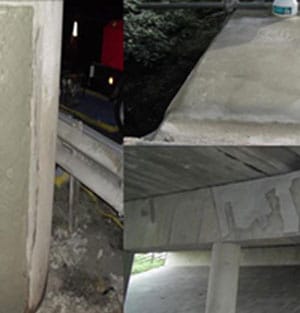 Fast Lane Concrete Repair Solution for Motorway Bridges