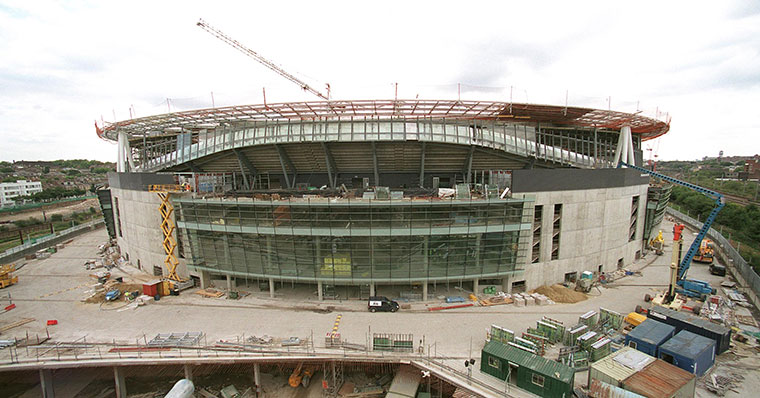 Waterproofing Concrete on Iconic Football Stadium Development