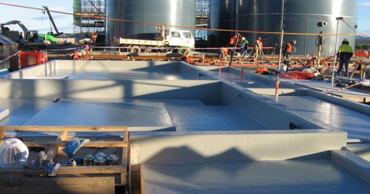 Cementitious Coating Provides Fast Solution at Power Station