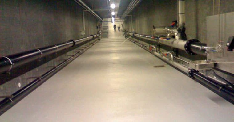 Ammässuo Waste Treatment Centre, Finland - Concrete floor moisture suppression