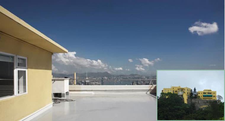 Decorative Roofing Membrane Protects Cameron Mansions in Hong Kong