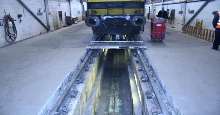 Concrete Floor Repairs & Resurfacing at Locomotive Depot