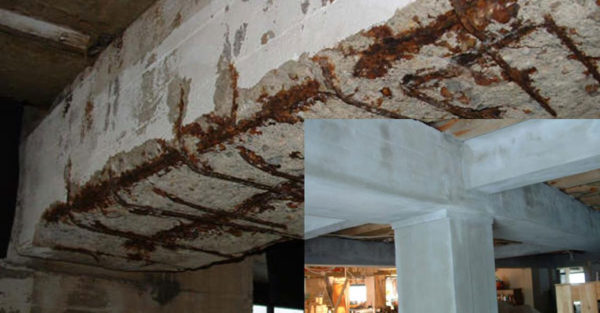 Concrete Repair & Protection to arrest Salt Induced Corrosion