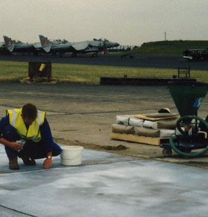 Flexcrete's Repair Mortar Reinstates Concrete at RAF Airbase
