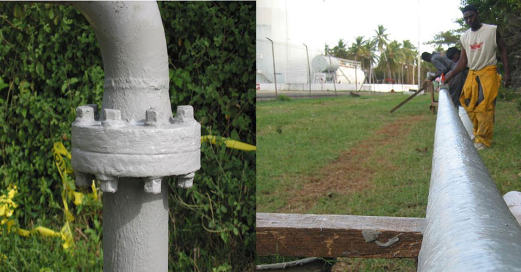 Corrosion Protection for Fuel Pipeline at Tobago Airport