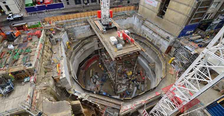 Flexcrete's Cementitious Mortar Used At Crossrail Liverpool Street Station