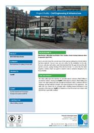 Reinstatement of Concrete Tram Rail Base