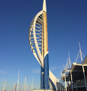 Flexcrete's Anti-Carbonation Coatings Applied on Spinnaker Tower, Portsmouth