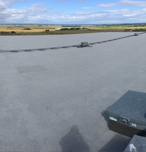 Waterproofing the roofs of Whitewell of Tyrie Reservoir