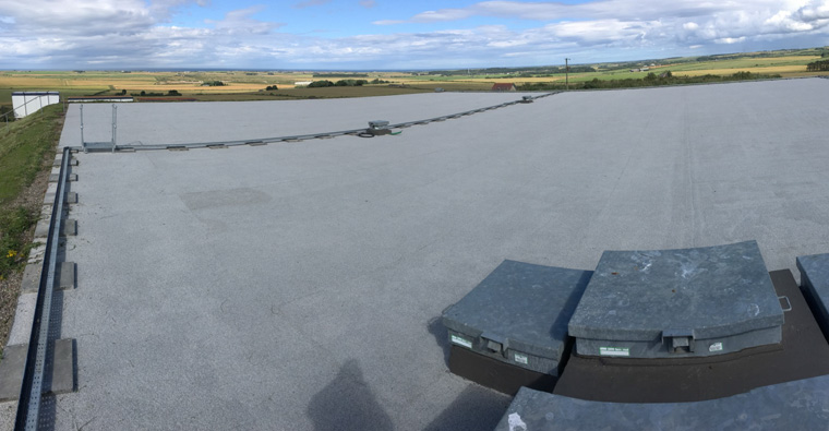 Whitewell of Tyrie Reservoir roof waterproofing