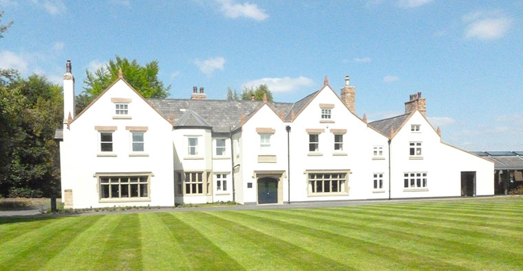 Decorative coating for Moor Hall