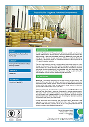 Parmesan cheese factory project profile